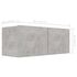  Set de dulapuri TV, 6 piese, gri beton, lemn prelucrat