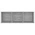  Dulapuri TV, 2 buc gri beton, 107x35x37 cm, lemn prelucrat