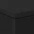  Noptiere, 2 buc., negru, 38x35x56 cm, lemn prelucrat