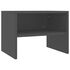  Noptiere, 2 buc., negru, 40x30x30 cm, lemn prelucrat