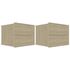  Noptiere, 2 buc., stejar sonoma, 40x30x30 cm, lemn prelucrat
