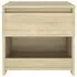  Noptiere, 2 buc., stejar Sonoma, 40x30x39 cm, lemn prelucrat