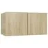  Set de dulapuri TV, 2 piese, stejar sonoma, lemn prelucrat