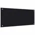  Panou antistropi de bucătărie, negru 90x40 cm sticlă securizată