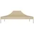 Acoperiș pentru cort de petrecere, bej, 4,5 x 3 m, 270 g/m²
