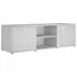  Dulap TV, gri beton, 120x34x37 cm, lemn prelucrat