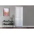 Usa PVC, alba,75 cm, cu deschidere spre dreapta, toc inclus