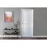 Usa PVC, alba, 90 cm, cu deschidere spre dreapta, toc inclus