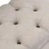  Bancă de depozitare cu spătar, crem, 110 cm, material textil