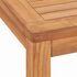  Set de mobilier de grădină cu 5 piese, 140x80 cm, lemn masiv de tec