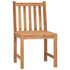  Set de mobilier de grădină cu 5 piese, 140x80 cm, lemn masiv de tec