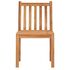  Set de mobilier de grădină cu 5 piese, 140x80 cm, lemn masiv de tec