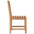  Set de mobilier de grădină cu 5 piese, 140x80 cm, lemn masiv de tec