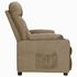  Fotoliu rabatabil, gri taupe, material textil