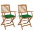 Set 2 bucati scaune gradina pliabile, verde
