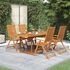  Set mobilier de grădină, 5 piese, lemn masiv de acacia