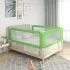 Balustrada de protectie pat copii, verde, 140 x 25 cm