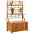  Cutie de depozitare cu spalier, 99x55x160 cm, lemn masiv acacia