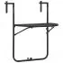  Masă balcon suspendată maro 60x64x83,5 cm plastic aspect ratan