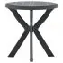  Masă de bistro, antracit, Ø70 cm, plastic