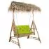 Balansoar cu 2 locuri, verde deschis, 135 x 99 x 202 cm
