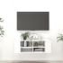 Dulap TV montat pe perete, alb lucios, 102 x 35 x 35 cm