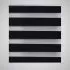 Jaluzea opacă tip zebră, 40 x 100 cm, negru