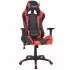  Scaun birou rabatabil, design racing, piele artificială, roșu