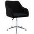  Scaun de birou pivotant, negru, material textil