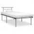  Cadru de pat, gri, 90 x 200 cm, metal
