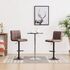  Scaune de bar, 2 buc., gri taupe, material textil