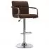  Scaun de bar, maro, material textil