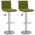 Set 2 bucati scaune de bar, verde deschis
