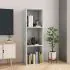  Bibliotecă/Dulap TV, gri beton, 36x30x114 cm, lemn prelucrat