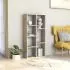  Bibliotecă, gri beton, 50 x 25 x 106 cm, lemn prelucrat