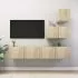  Set dulapuri TV, 4 piese, stejar sonoma, lemn prelucrat