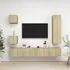 Set de dulapuri TV, 5 piese, stejar sonoma, lemn prelucrat
