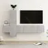  Set de dulapuri TV, 5 piese, gri beton, lemn prelucrat