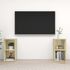  Dulapuri TV 2 buc., stejar Sonoma,72x35x36,5 cm, lemn prelucrat