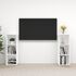  Dulapuri TV, 2 buc., alb, 107x35x37 cm, lemn prelucrat