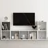  Set de dulapuri TV, 3 piese, alb, lemn prelucrat