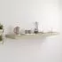  Raft de perete suspendat, stejar, 80x23,5x3,8 cm, MDF