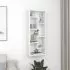  Raft de perete, alb, 36x16x90 cm, lemn prelucrat