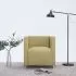 Fotoliu cubic, verde, material textil