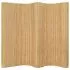  Paravan de cameră, natural, 250 x 165 cm, bambus