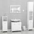 Set de mobilier de baie, alb, lemn prelucrat