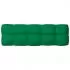 Perna canapea din paleti, verde, 120 x 40 x 10 cm