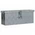  Cutie din aluminiu, 48,5 x 14 x 20 cm, argintiu