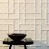 Set 12 bucati panouri de perete 3d tetris, alb, 50 cm