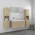 Set mobilier baie, maro